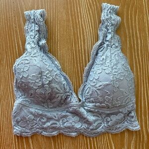 Lace Bralette in Light Purple/Gray - Women's Intimates